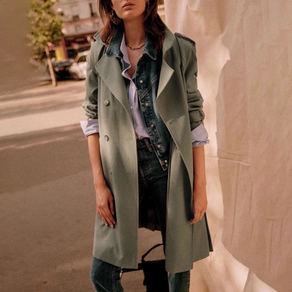 Sézane Scott trench coat